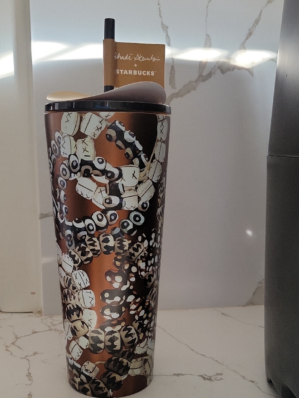 Starbucks Batik Beads, 24 oz Stailess Steel Cold Cup